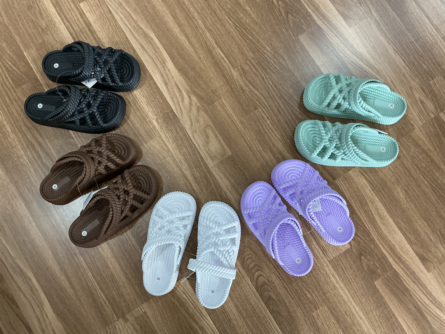 Sandalias trenza
