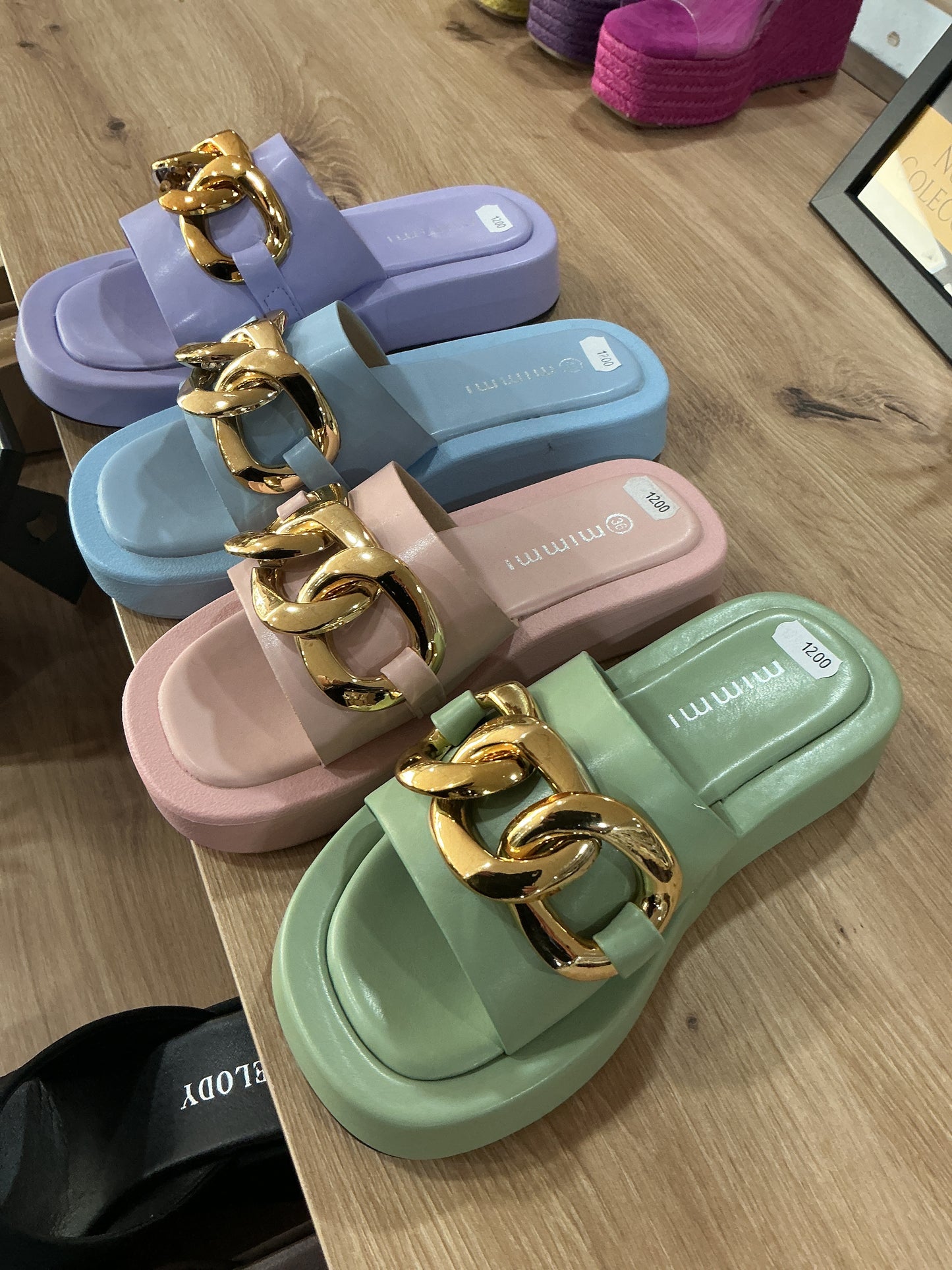 Sandalias cadenas