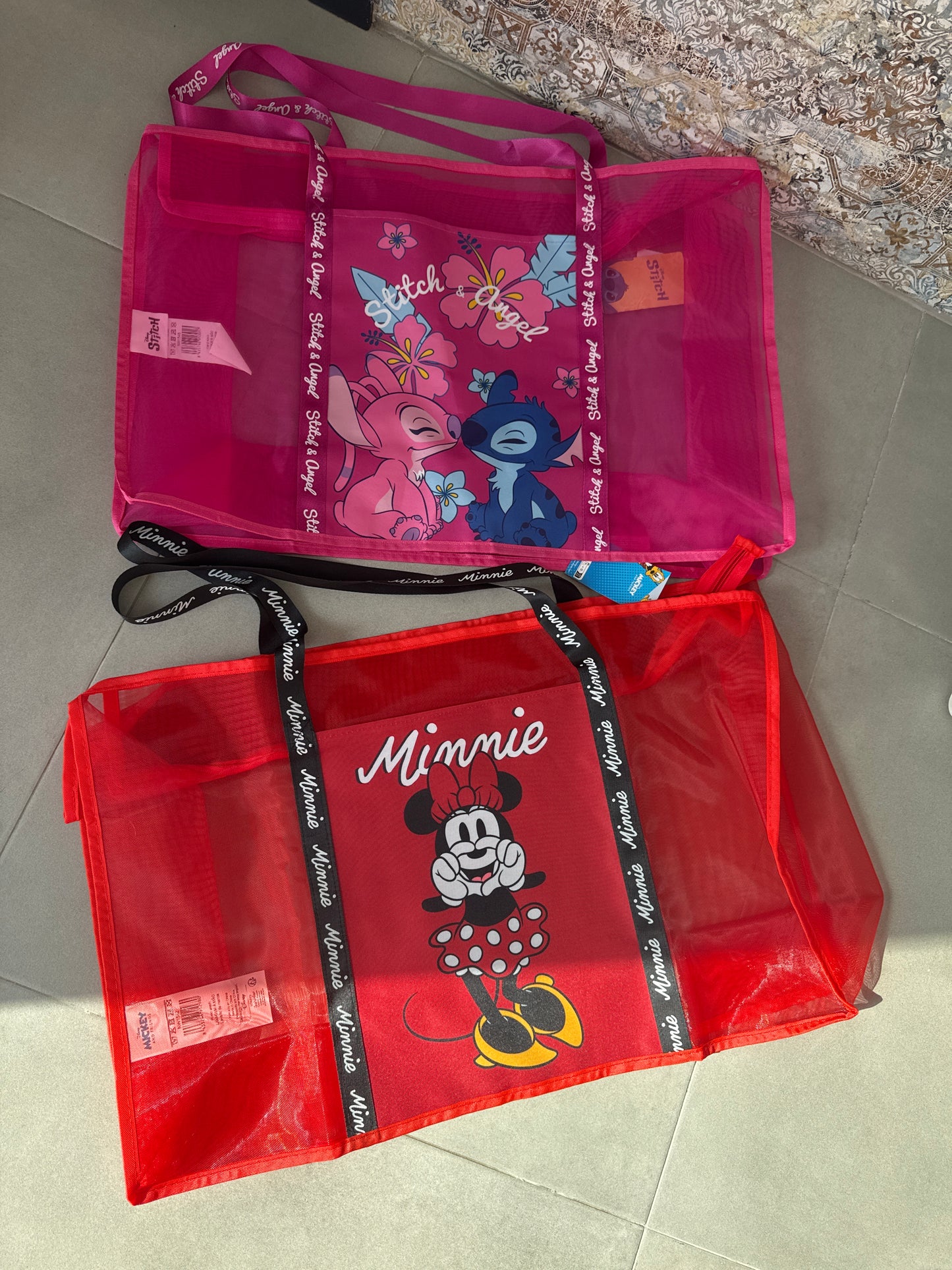 Bolso rejilla playa Disney