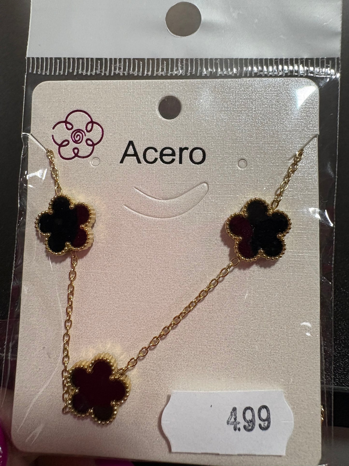 Collar flor grande