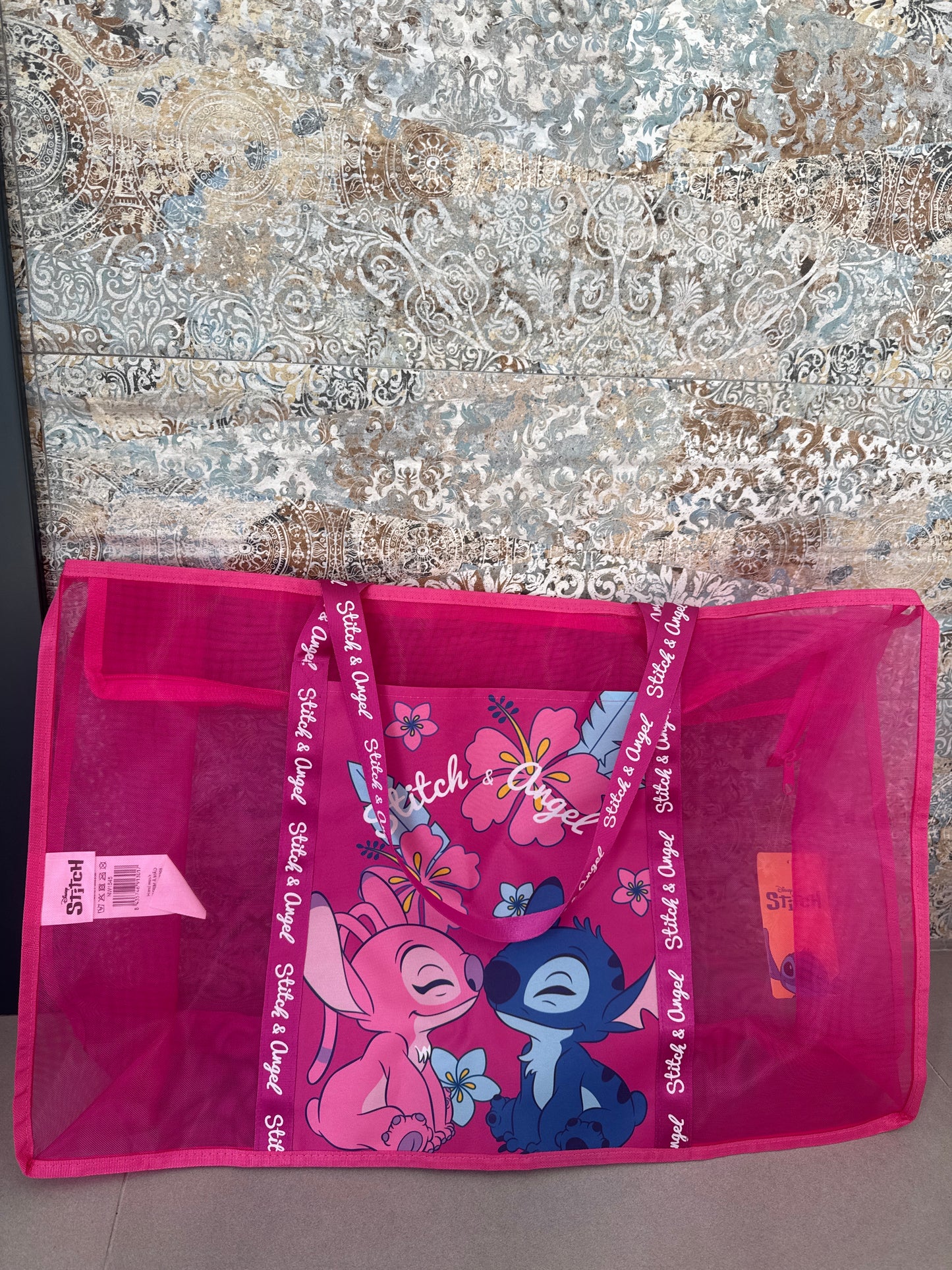 Bolso rejilla playa Disney