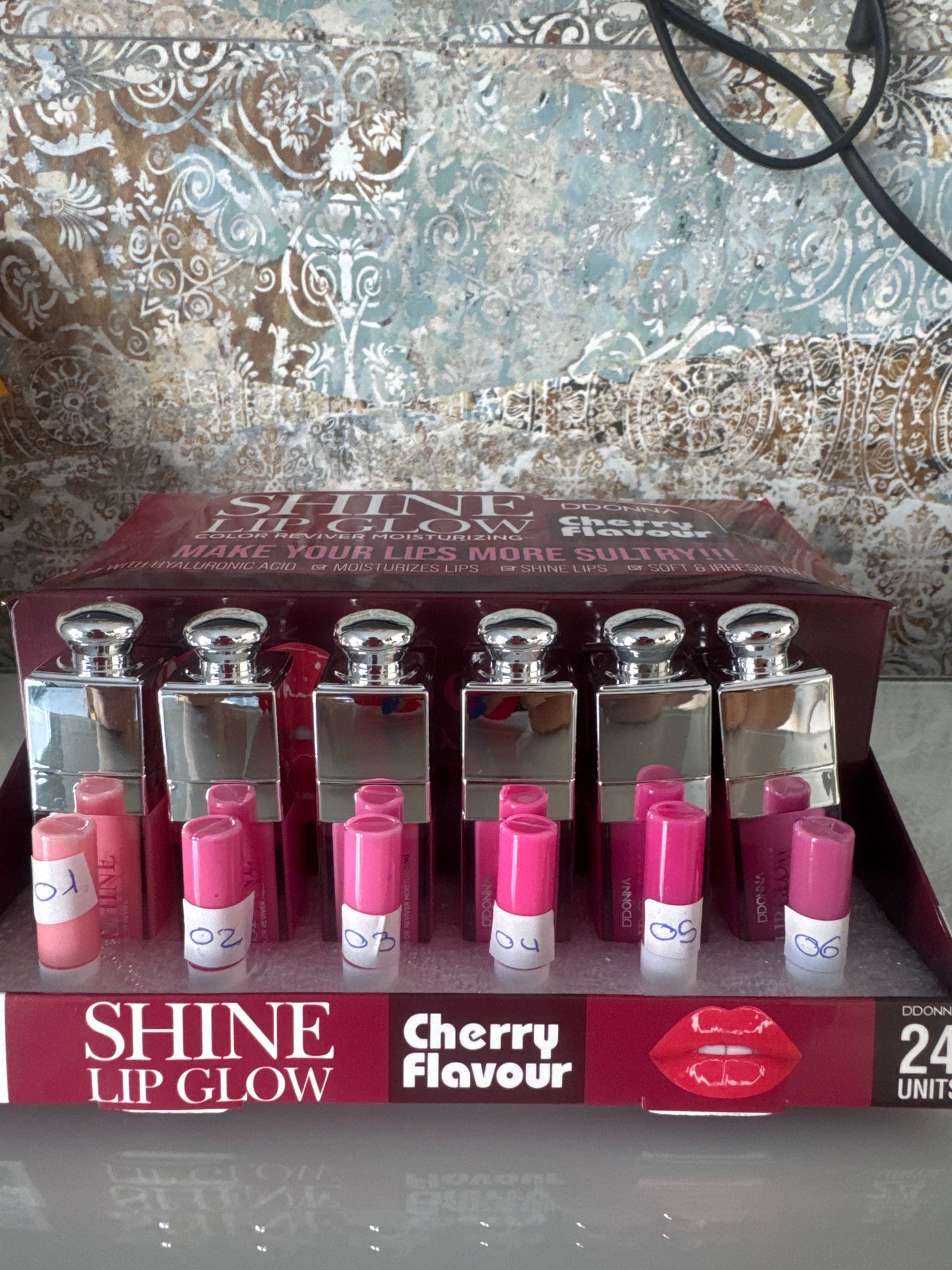 Labial lip glow