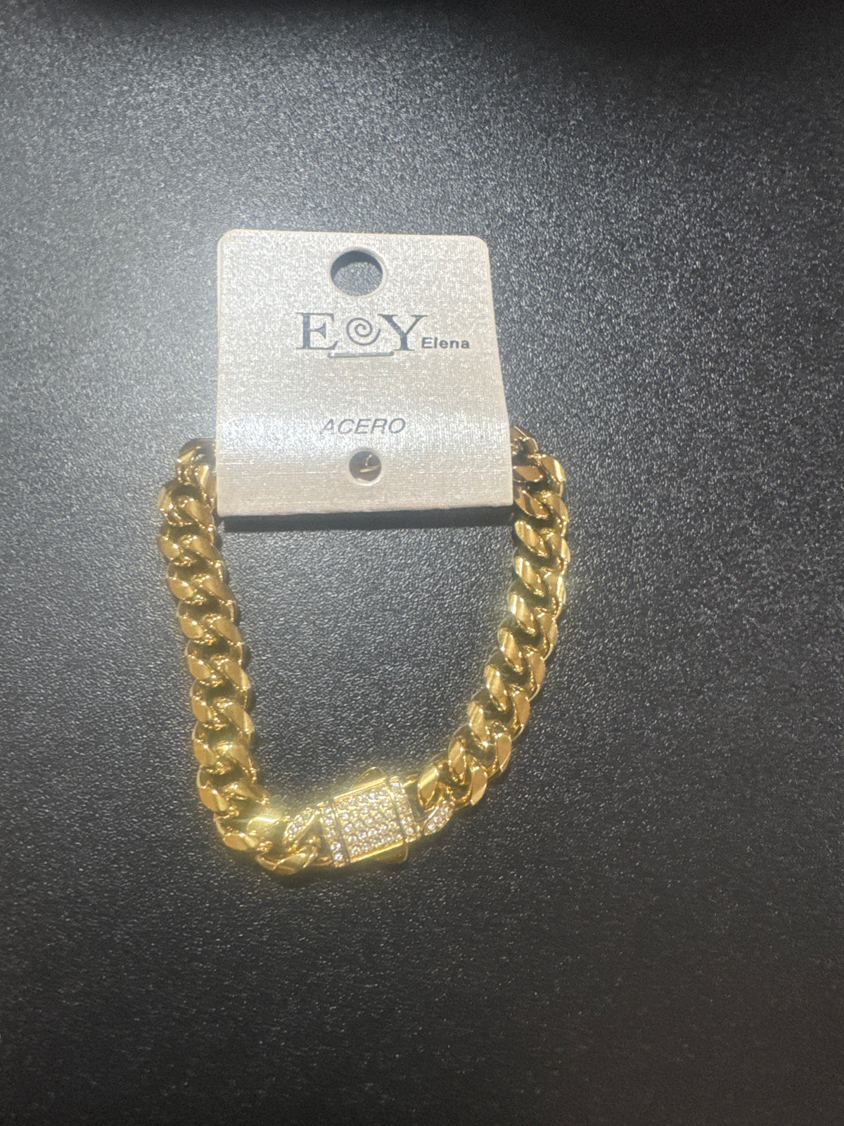 Pulsera cubana acero