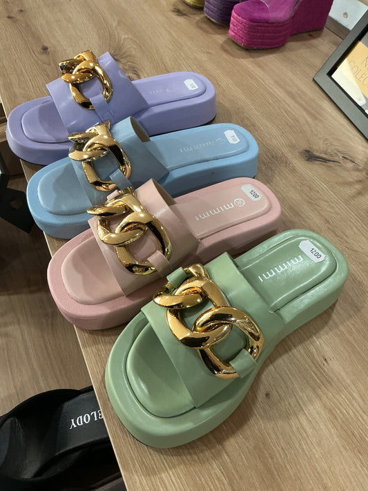 Sandalias cadenas